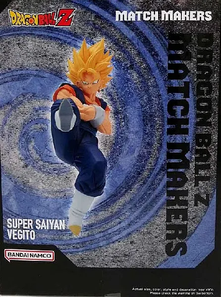 DRAGON BALL Z MATCH MAKERS SUPER SAIYAN VEGITO (VS MAJIN BUU) PVC STATUE 11 CM